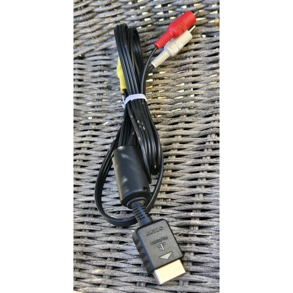 Sony Playstation 1 PS1 AV Cable PS1 Genuine Audio Video Game Cord Hook Up Plug - Picture 2 of 4